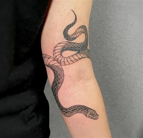 wrap around snake tattoo arm|85 Snake Tattoos That May Have You Wrapping Around The Idea